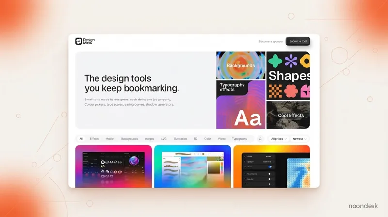 Designminis website preview