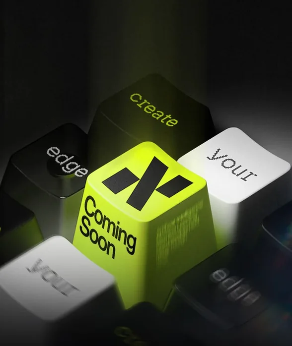 Keycap brand teaser: Coming Soon